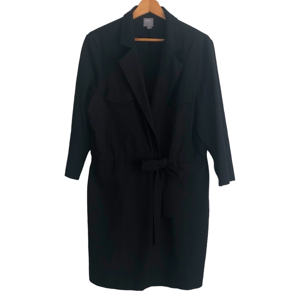 Asos Women’s Collared Wrap Front 3/4 Sleeves Blazer Dress Size 14